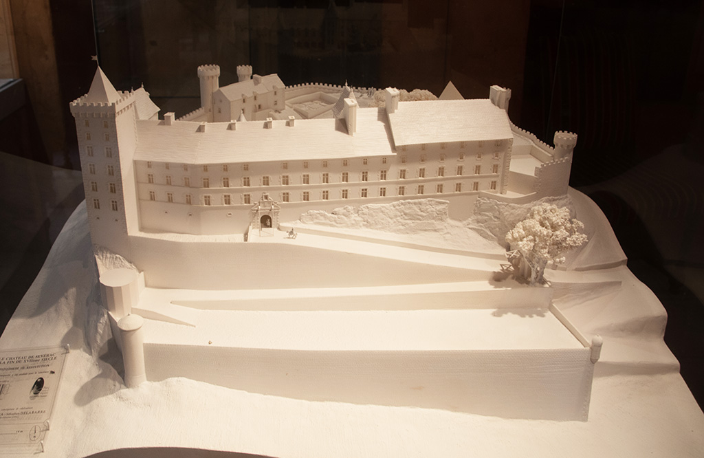 Maquette du château de Séverac 1